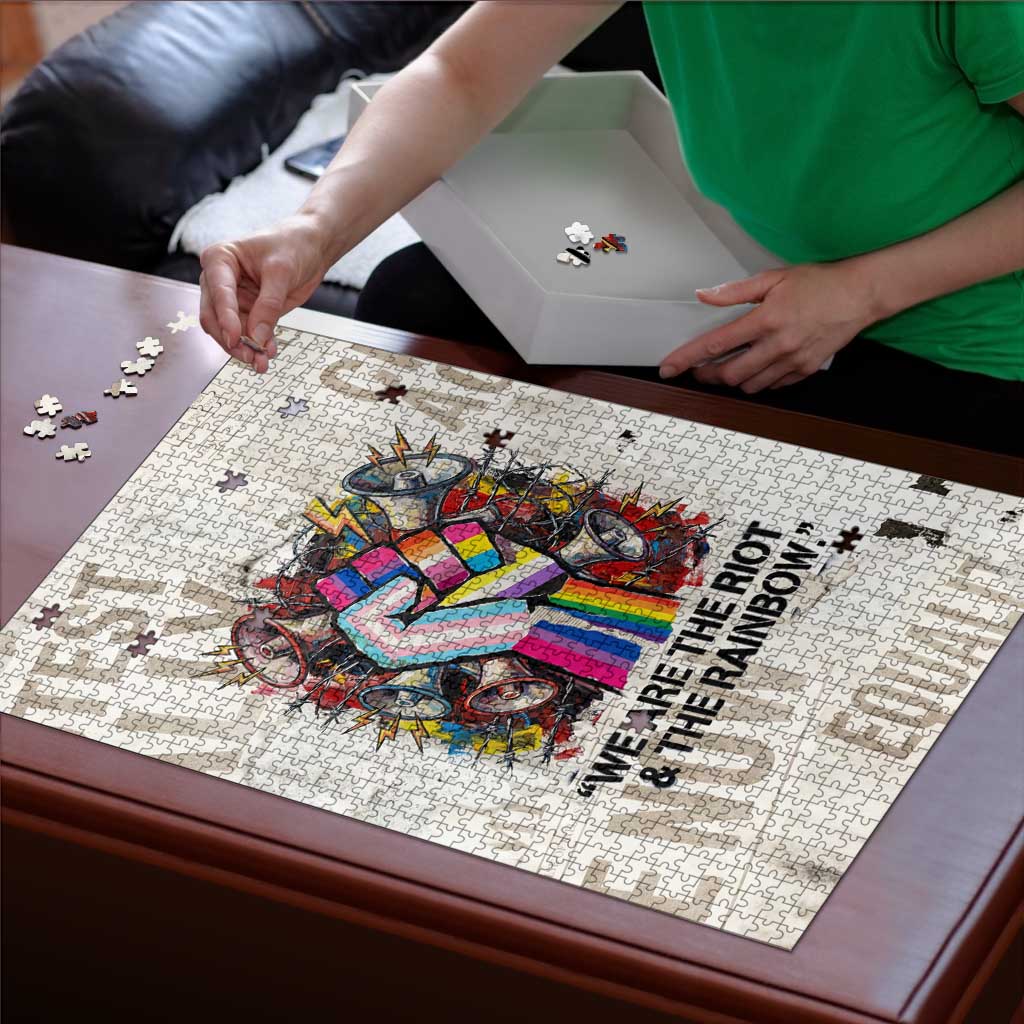 Loud & Proud Puzzle Riot and the Rainbow Protest Art