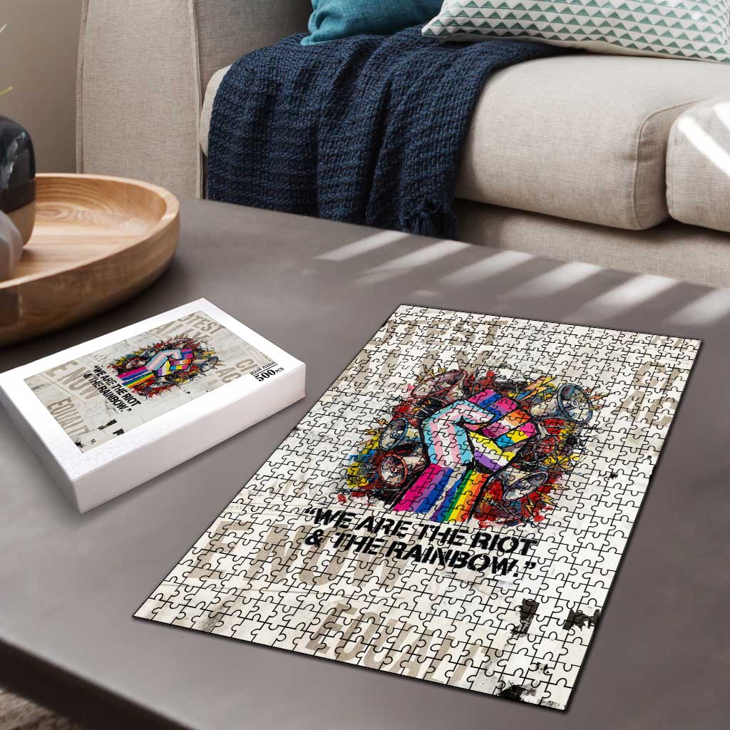 Loud & Proud Puzzle Riot and the Rainbow Protest Art