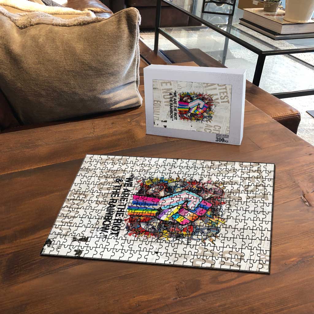 Loud & Proud Puzzle Riot and the Rainbow Protest Art
