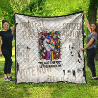 Loud & Proud Quilt Riot and the Rainbow Protest Art