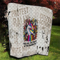 Loud & Proud Quilt Riot and the Rainbow Protest Art