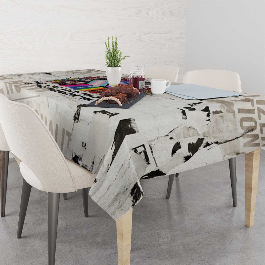 Loud & Proud Tablecloth Riot and the Rainbow Protest Art
