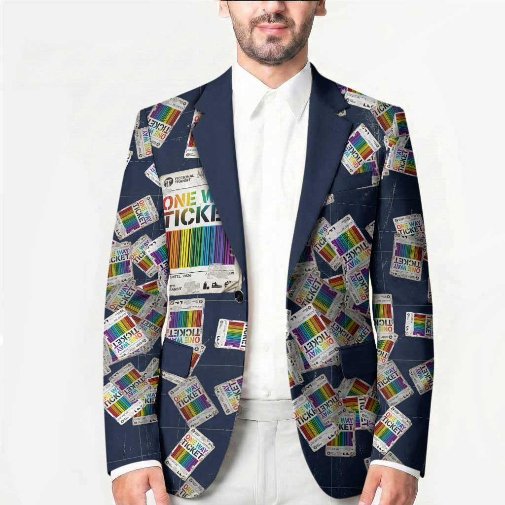 One Way Ticket Blazer Your Journey, Your Path, No Wrong Turns