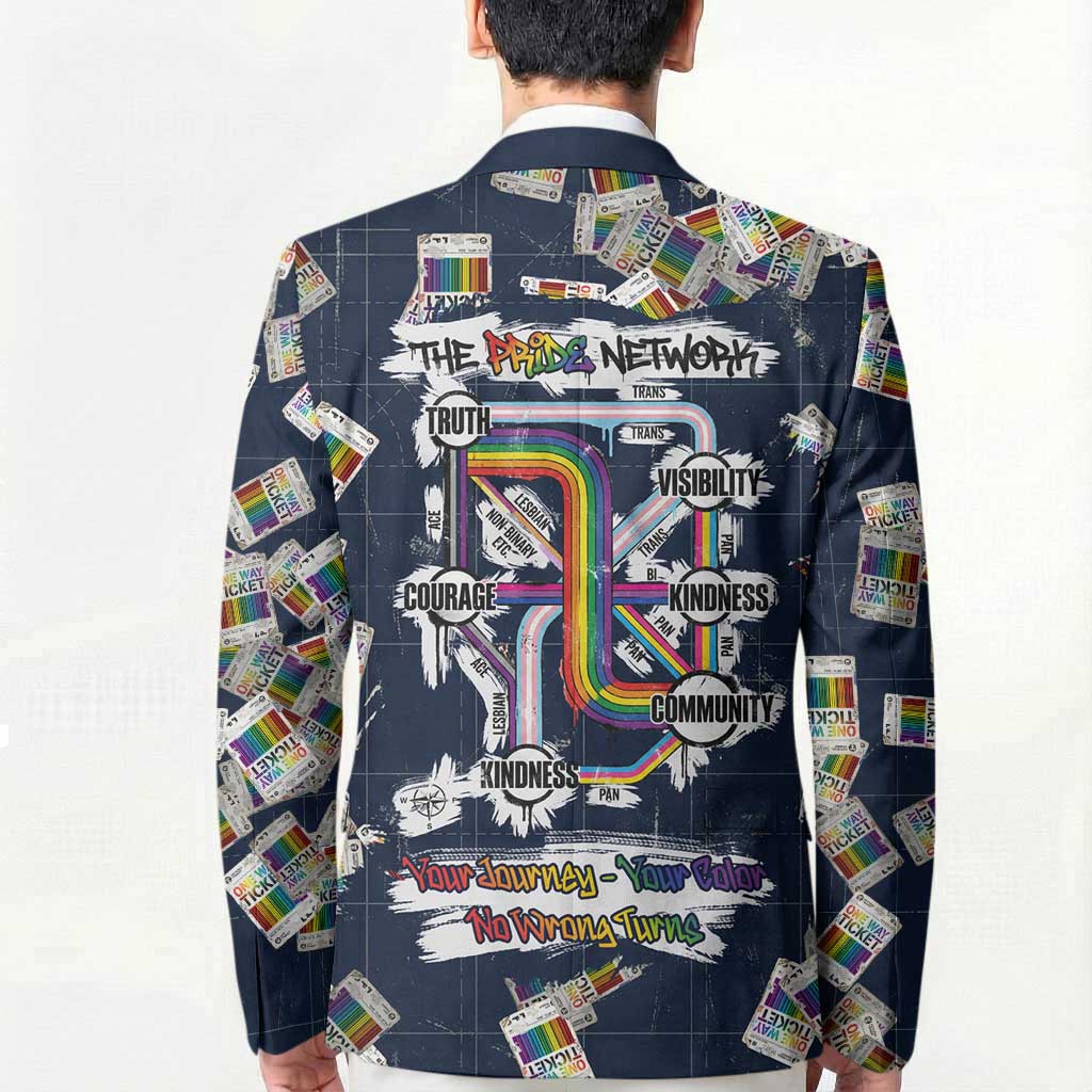 One Way Ticket Blazer Your Journey, Your Path, No Wrong Turns