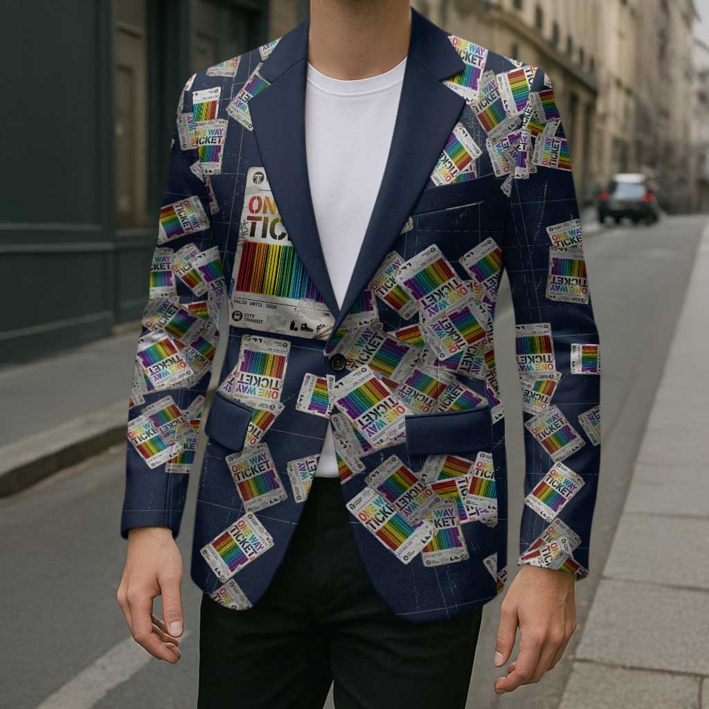 One Way Ticket Blazer Your Journey, Your Path, No Wrong Turns
