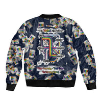 One Way Ticket Bomber Jacket Your Journey, Your Path, No Wrong Turns
