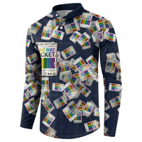 One Way Ticket Button Sweatshirt Your Journey, Your Path, No Wrong Turns