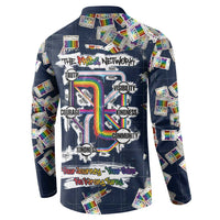 One Way Ticket Button Sweatshirt Your Journey, Your Path, No Wrong Turns