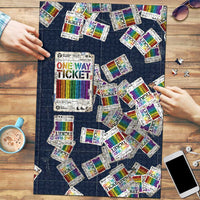 One Way Ticket Puzzle Your Journey, Your Path, No Wrong Turns