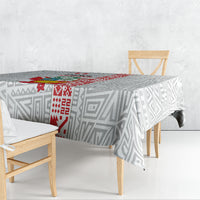 Peru Independence Day Tablecloth Peruvian Flag Coat of Arms Inca Pattern
