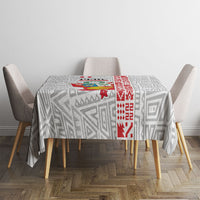 Peru Independence Day Tablecloth Peruvian Flag Coat of Arms Inca Pattern