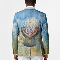 Somalia Liberation Unity Blazer Soomaaliya Script Peace Dove Watercolor