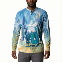 Somalia Liberation Unity Button Sweatshirt Soomaaliya Script Peace Dove Watercolor
