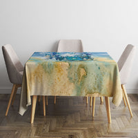 Somalia Liberation Unity Tablecloth Soomaaliya Script Peace Dove Watercolor