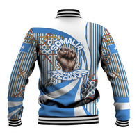 Somalia Freedom Independence Baseball Jacket Leopard Flag Power Fist