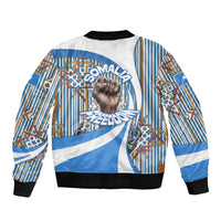 Somalia Freedom Independence Bomber Jacket Leopard Flag Power Fist