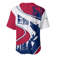 Svalbard Norway Baseball Jersey with Polar Bear Forest and Norwegian Flag - Wonder Print Shop