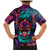 Colorful Fire Skull Family Matching Mermaid Dress and Hawaiian Shirt I'm not rude i just have the balls to say what everyone else is Thingking - Wonder Print Shop