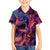 Colorful Fire Skull Family Matching Off Shoulder Short Dress and Hawaiian Shirt I'm not rude i just have the balls to say what everyone else is Thingking - Wonder Print Shop