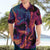 Colorful Fire Skull Hawaiian Shirt I'm not rude i just have the balls to say what everyone else is Thingking - Wonder Print Shop