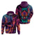 Colorful Fire Skull Hoodie I'm not rude i just have the balls to say what everyone else is Thingking - Wonder Print Shop