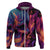 Colorful Fire Skull Hoodie I'm not rude i just have the balls to say what everyone else is Thingking - Wonder Print Shop