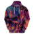 Colorful Fire Skull Hoodie I'm not rude i just have the balls to say what everyone else is Thingking - Wonder Print Shop