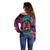 Colorful Fire Skull Off Shoulder Sweater I'm not rude i just have the balls to say what everyone else is Thingking - Wonder Print Shop