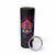 Colorful Fire Skull Skinny Tumbler I'm not rude i just have the balls to say what everyone else is Thingking