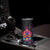 Colorful Fire Skull Skinny Tumbler I'm not rude i just have the balls to say what everyone else is Thingking