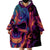 Colorful Fire Skull Wearable Blanket Hoodie I'm not rude i just have the balls to say what everyone else is Thingking - Wonder Print Shop