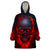 Horror Skull Wearable Blanket Hoodie If Karma Doesn't Hit You Trust me I Will - Wonder Print Shop