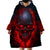 Horror Skull Wearable Blanket Hoodie If Karma Doesn't Hit You Trust me I Will - Wonder Print Shop