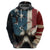 American Flag Skull Hoodie I'm Not Anti - Social I'm Just Not User Friendly - Wonder Print Shop