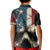 American Flag Skull Kid Polo Shirt I'm Not Anti - Social I'm Just Not User Friendly - Wonder Print Shop