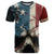 American Flag Skull T Shirt I'm Not Anti - Social I'm Just Not User Friendly - Wonder Print Shop