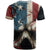 American Flag Skull T Shirt I'm Not Anti - Social I'm Just Not User Friendly - Wonder Print Shop