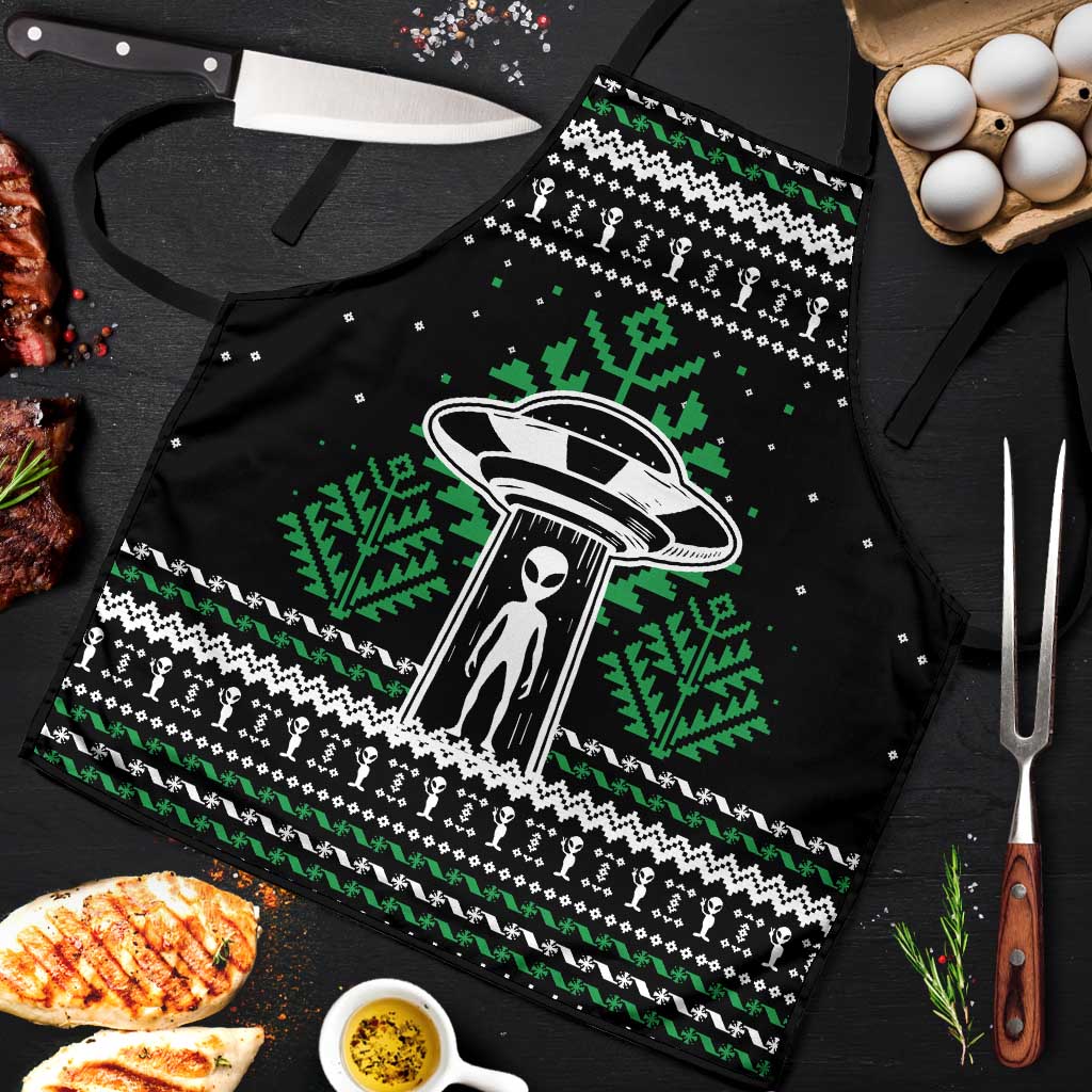 Alien Christmas Apron Xmas Holiday Patterns - Wonder Print Shop
