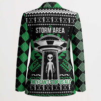 Alien Christmas Blazer Xmas Holiday Patterns - Wonder Print Shop