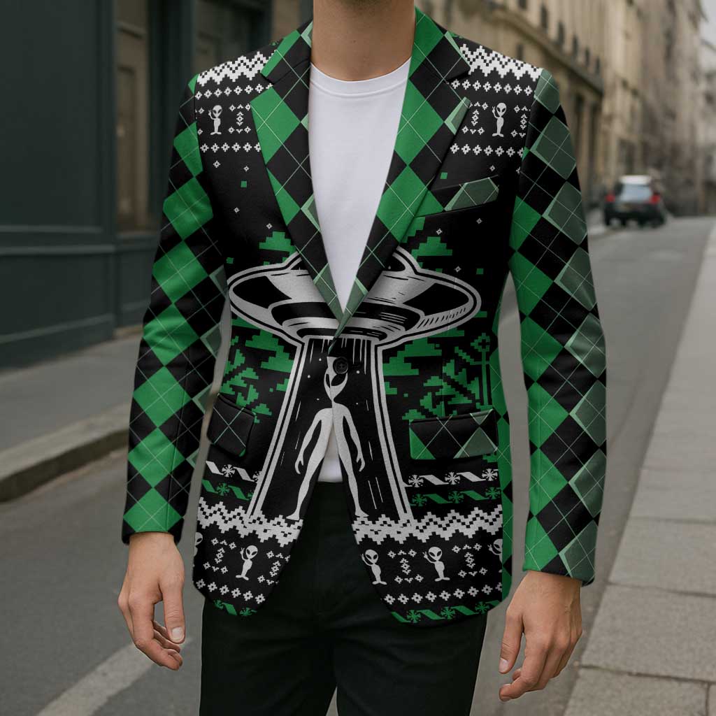 Alien Christmas Blazer Xmas Holiday Patterns - Wonder Print Shop