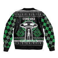 Alien Christmas Bomber Jacket Xmas Holiday Patterns - Wonder Print Shop