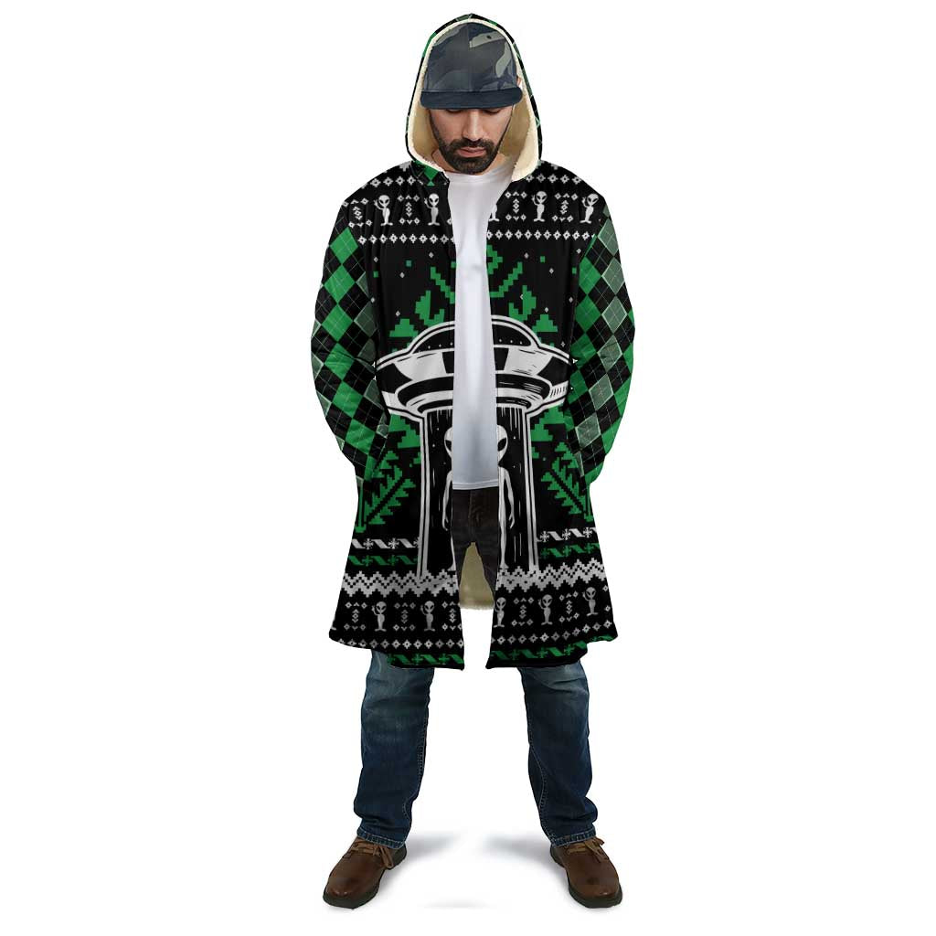 Alien Christmas Cloak Xmas Holiday Patterns - Wonder Print Shop