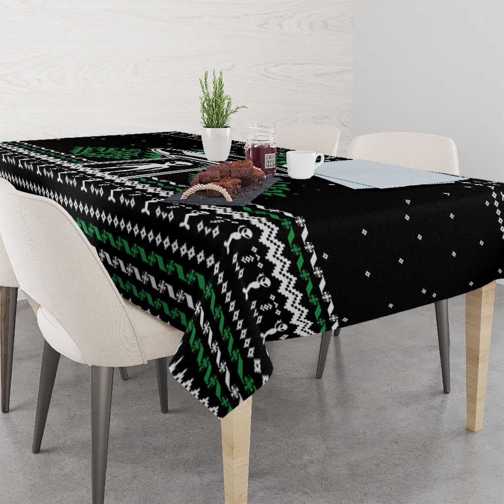 Alien Christmas Tablecloth Xmas Holiday Patterns - Wonder Print Shop