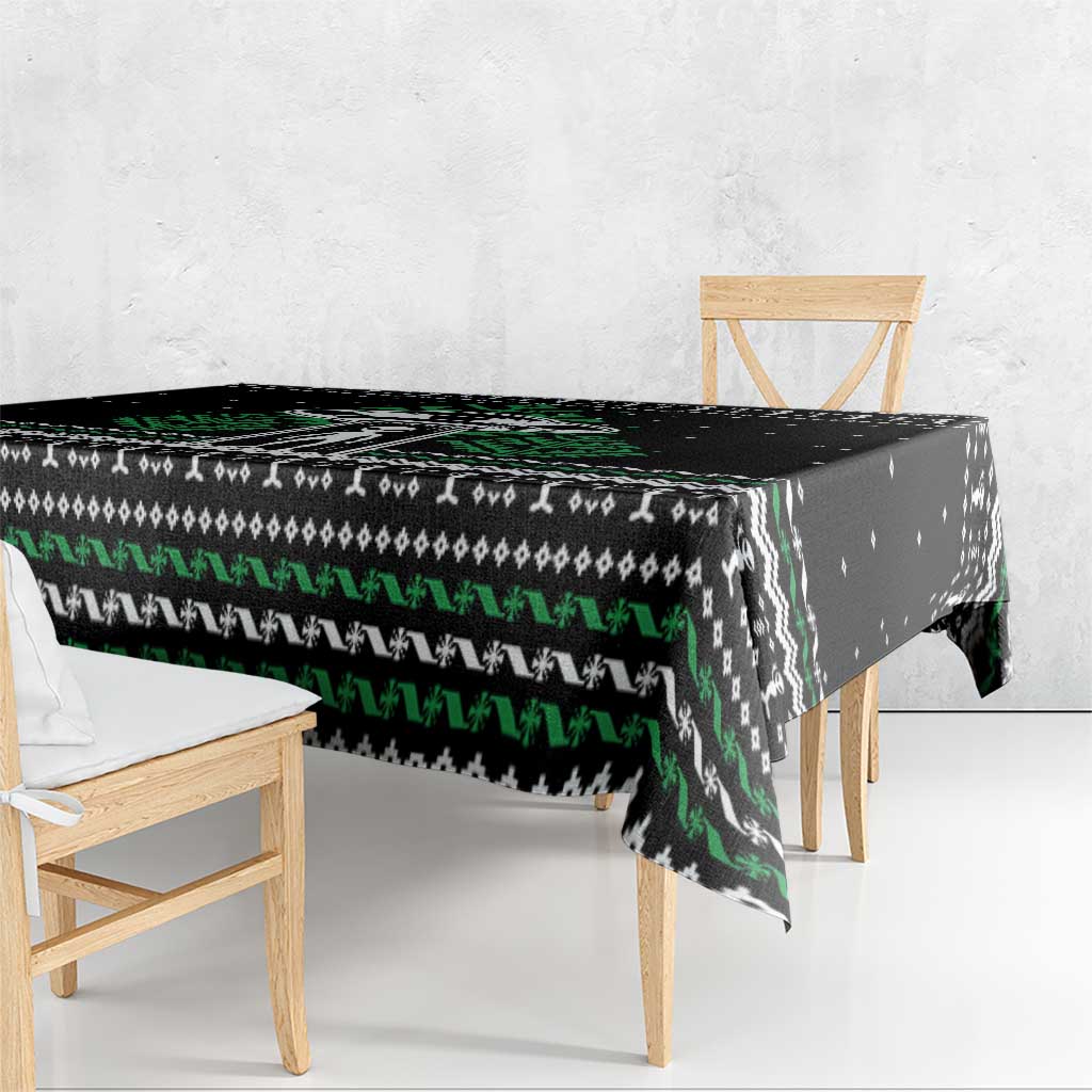 Alien Christmas Tablecloth Xmas Holiday Patterns - Wonder Print Shop