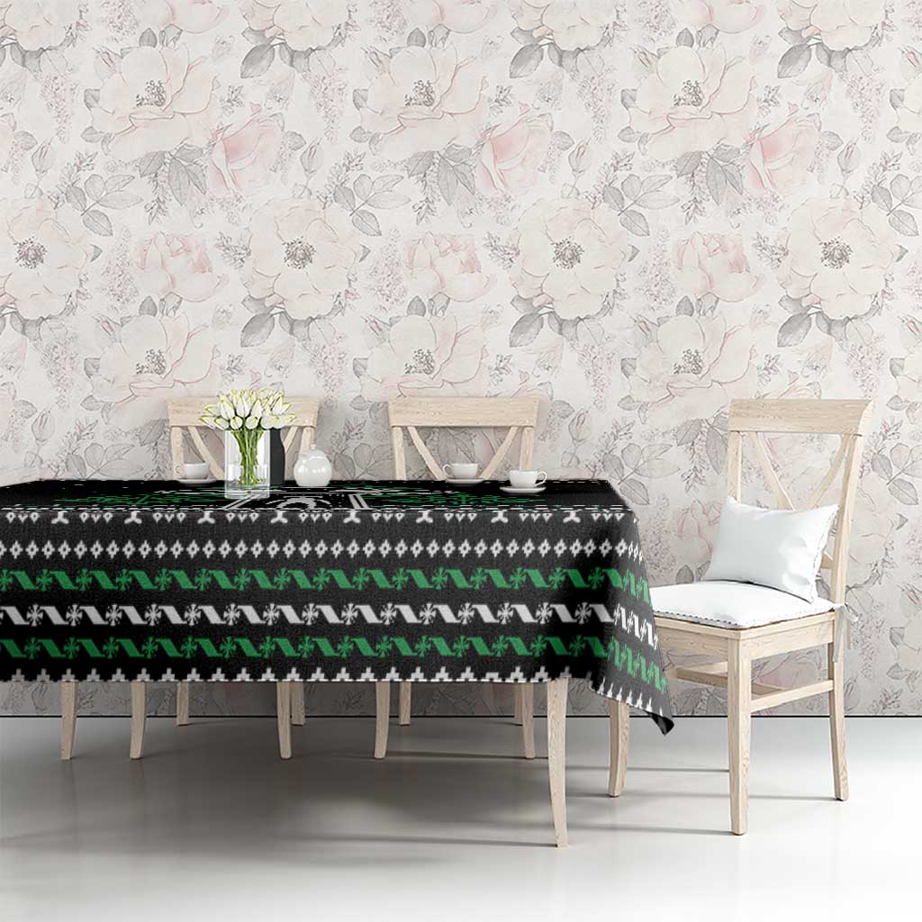 Alien Christmas Tablecloth Xmas Holiday Patterns - Wonder Print Shop