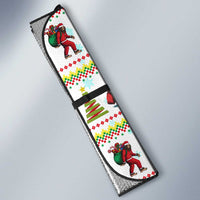 Amazing Bigfoot Christmas Auto Sun Shade Xmas Holiday Patterns - Wonder Print Shop