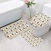 Amazing Bigfoot Christmas Bathroom Set Xmas Holiday Patterns - Wonder Print Shop
