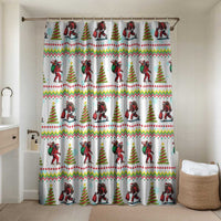 Amazing Bigfoot Christmas Bathroom Set Xmas Holiday Patterns - Wonder Print Shop
