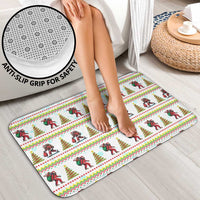 Amazing Bigfoot Christmas Bathroom Set Xmas Holiday Patterns - Wonder Print Shop