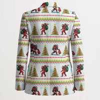 Amazing Bigfoot Christmas Blazer Xmas Holiday Patterns - Wonder Print Shop